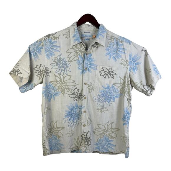 Quiksilver Edition Comfort Fit Men’s Large Casual Collared Button Hawaiin Shirt - Picture 1 of 15